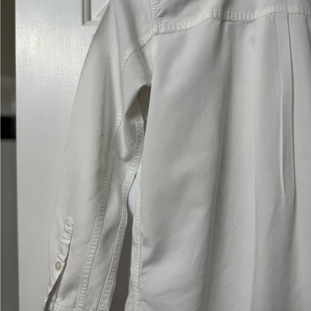 Madewell shirt XXS white button front collar pocket each breast long sleeve NWOT - Picture 13 of 13